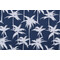 Terrasol Palmetto Printed Polyester Outdoor Fabric in Navy