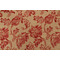Fabricut Jaclyn Smith Home Trend JSP02600 Printed Linen Drapery Fabric in Scarlet