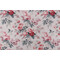 Waverly Emma&#39;s Garden Printed Cotton Drapery Fabric in Rosewood