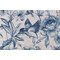 Covington Colibri Printed Linen Blend Drapery Fabric in 593-Indigo