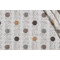 PK Lifestyles Moon Beat Printed & Embroidered Drapery Fabric in Pewter