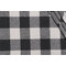 PK Lifestyles Check Box Woven Upholstery Fabric in Domino