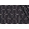 Novogratz Acoustic Embroidered Drapery Fabric in Onyx