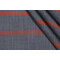 Relaxed Stripe Woven Polyester Outdoor Fabric in Terracotta 