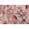 Active Whimsy Printed Polyester Drapery Fabric in Ruby