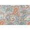 Mill Creek Paisley Printed Drapery Fabric in Summer