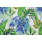 Duralee Soleil Printed Polyester Outdoor Fabric in Blue/Green 