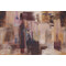 TFA Ruse Printed & Embroidered Drapery Fabric in Topaz 