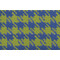 Houndstooth Woven Solution Dyed Acrylic Outdoor Fabric in Cobalt