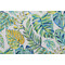 Tradewinds Printed Polyester Outdoor Fabric in Blue