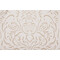 Fonthill Pushkin Damask Hand-Printed Wool Drapery Fabric in Almond