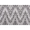 Williamsburg Bray Flamestitch Printed Cotton Drapery Fabric in Black Orchid