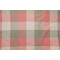 Scalamandre Majorca Plaid Silk Decorator Fabric in Multi Coral
