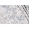 TFA Lobelia Printed & Embroidered Drapery Fabric in Seamist 