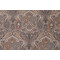 Macias Paisley Printed Velveteen Decorator Fabric in Stone