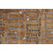 TFA Serpentine Latex-Backed Velvet Upholstery Fabric in Dark Gold