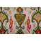 Robert Allen Khandar Ikat Type Print Drapery Fabric in Jewel