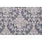 PK Lifestyles Brigitte Printed Polyester Drapery Fabric in Indigo 