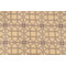 Williamsburg Lamerie Lattice Printed Linen Drapery Fabric in Sepia