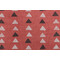 PK Lifestyles Nomadic Triangles Printed Drapery Fabric in Pomegranate