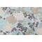 Novogratz Blossom Printed Polyester Outdoor Fabric in Aegean