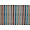 Stripe Velvet Upholstery Fabric in Teal/Multi