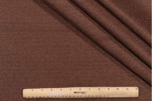 Thibaut Ellis Herringbone W72960 Woven Upholstery Fabric in Java 
