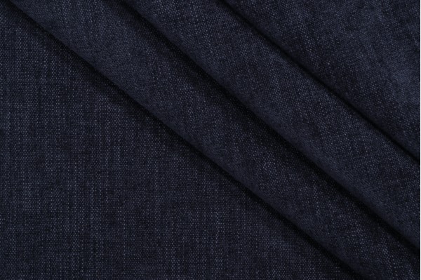 Crypton Bennett High Performance Chenille Upholstery Fabric in Indigo 