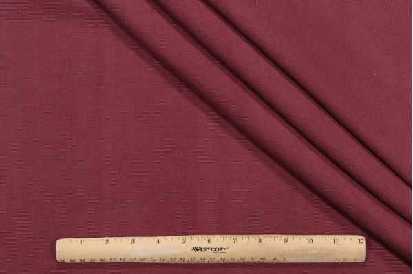 Sample of Hamilton Weathered Linen Decorator Fabric in Berry 