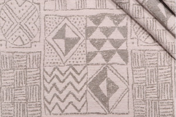 Kaufmann Makossa Woven Chenille Upholstery Fabric in Pewter 