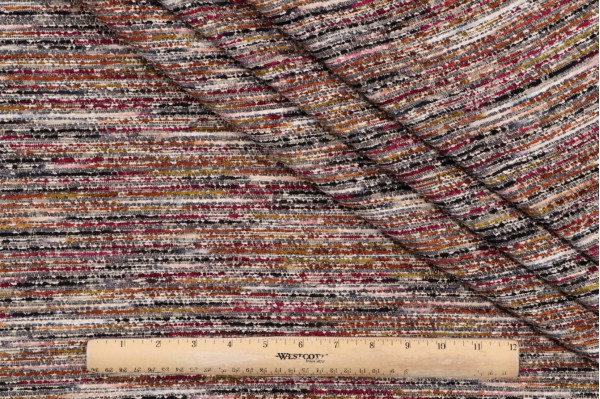 Richloom Boho Woven Chenille Upholstery Fabric in Licorice 