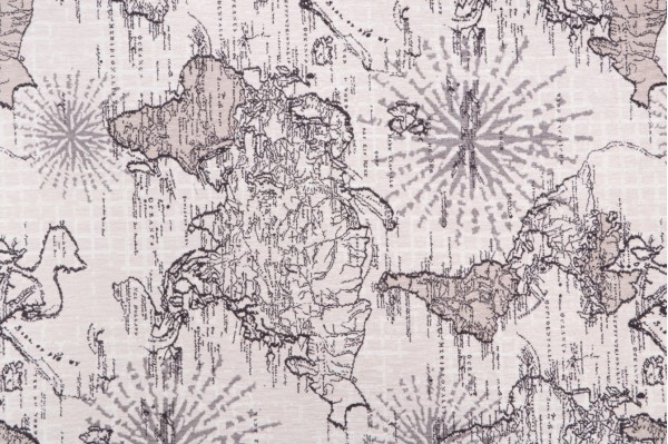 Richloom Cahill Printed Chenille Decorator Fabric in Moonlight 
