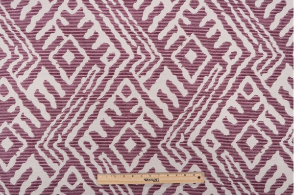 Sample of Gladtown Woven Chenille Upholstery Fabric in Grape 