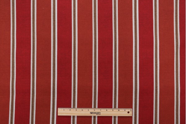 Richloom Albers Printed Polyester Outdoor Fabric in Red 