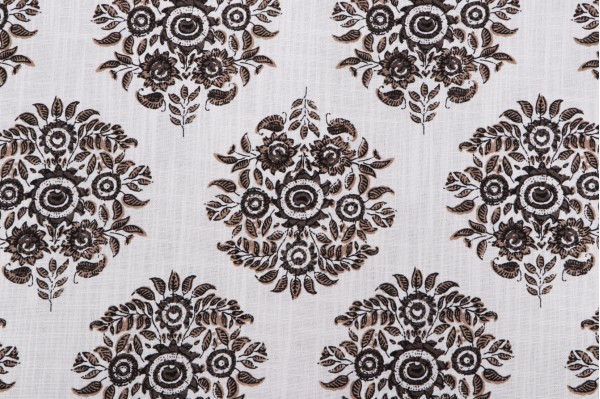 Click for Covington Montero Printed Drapery Fabric in Smoke  Covington Montero Printed Drapery Fabric in Smoke