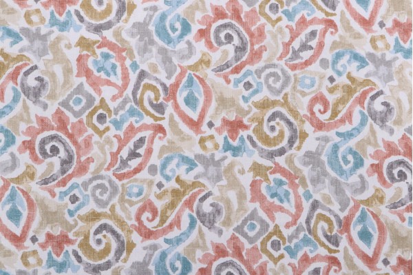 Magnolia Home Jester Printed Cotton Drapery Fabric in Tuscan 