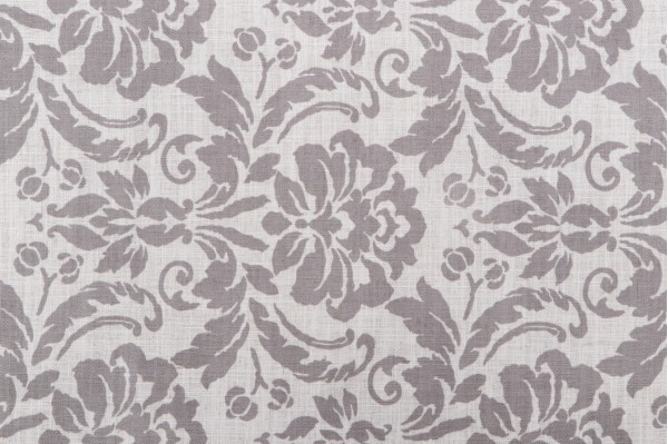 Kertu Printed Drapery Fabric in Zinc 