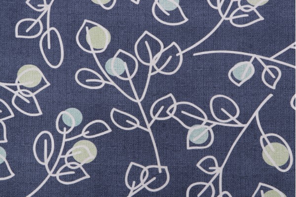 Magnolia Home Macaulay Printed Cotton Drapery Fabric in Blue 
