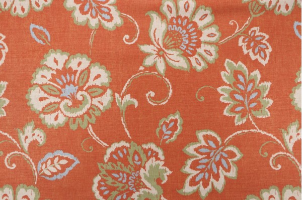 Click for 9.38 Yards Thibaut Alexa F94916 Printed Drapery Fabric in Orange Thibaut Alexa F94916 Printed Drapery Fabric in Orange