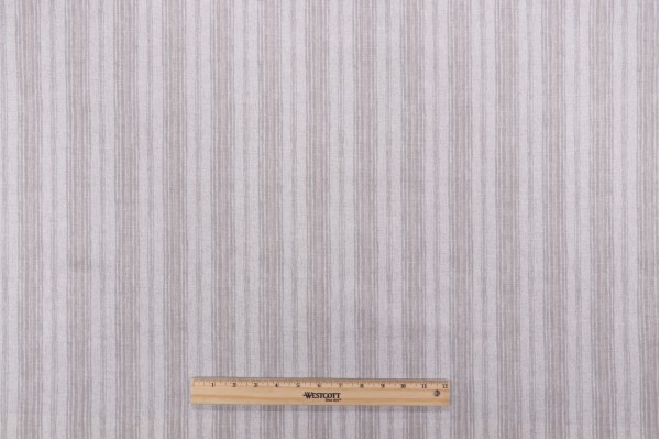 Magnolia Home Brunswick Printed Cotton Drapery Fabric in Stone 