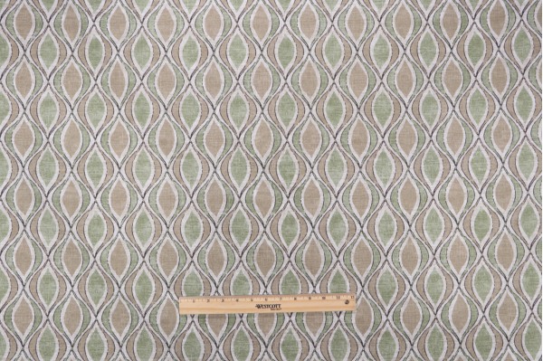 Magnolia Home Joy Printed Cotton Drapery Fabric in Pear 