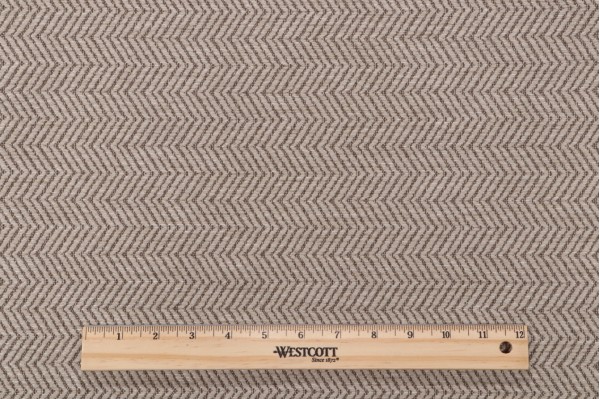 Thibaut Hempstead Herringbone W72974 woven Upholstery Fabric in Taupe