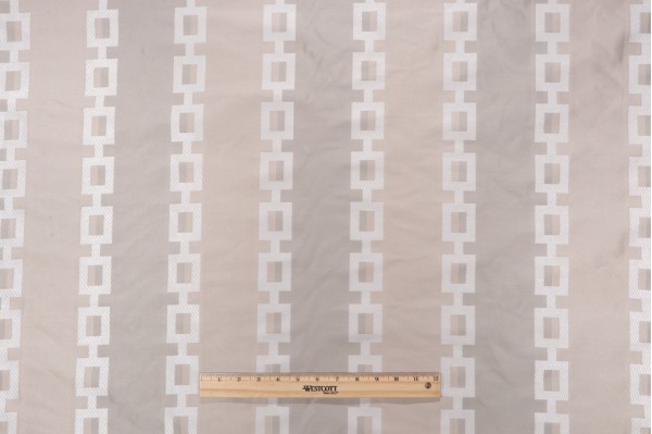 Thibaut Key Stripe AW1371 Woven Decorator Fabric in Grey