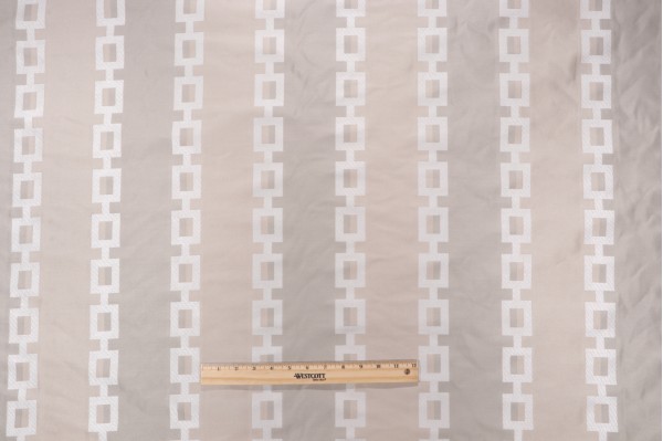 Thibaut Key Stripe AW1371 Woven Decorator Fabric in Grey