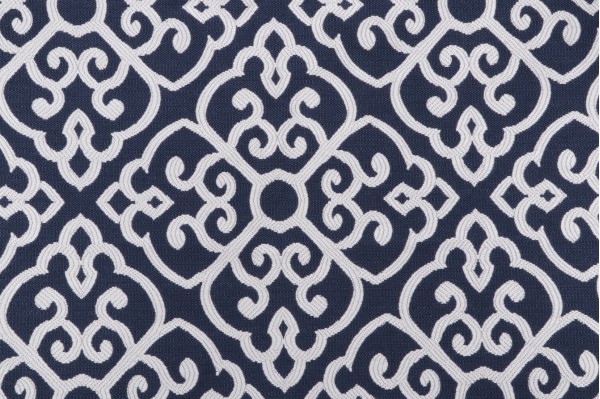 Thibaut Shoji W735332 Woven Upholstery Fabric in Navy