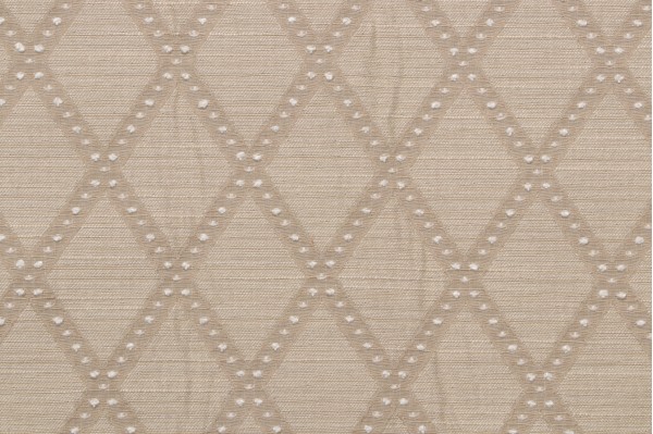 Thibaut Beaded Trellis W79222 Woven Upholstery Fabric in Beige