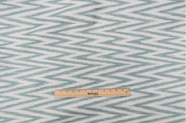 Thibaut Pele Ikat Woven Decorator Fabric in Aqua W735305