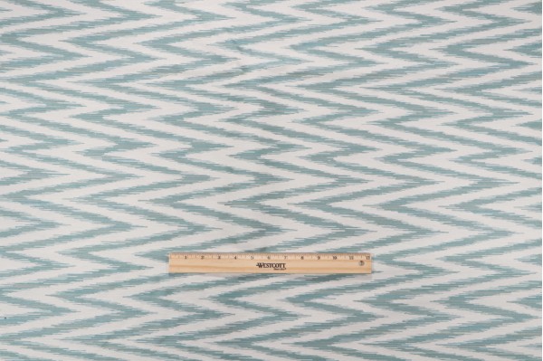 Thibaut Pele Ikat Decorator Fabric in Aqua W735305