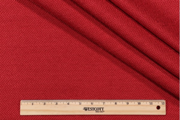 Thibaut Ellis Herringbone W72958 Woven Upholstery Fabric in Cherry