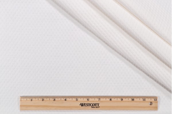 Thibaut Colony W72788 Matelasse Upholstery Fabric in White